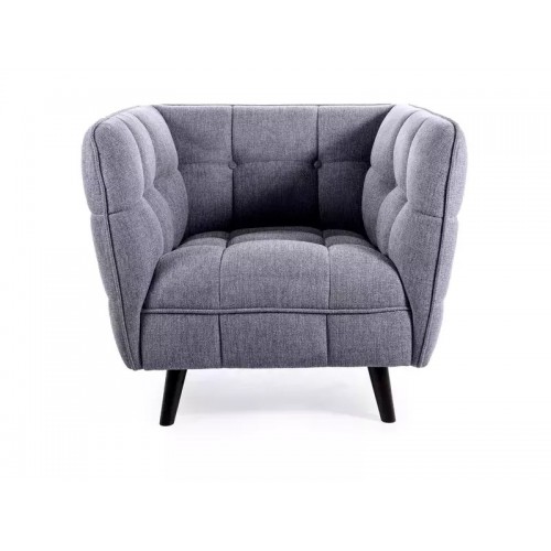 Atpūtas krēsls CASTELLO 1 BREGO tumši pelēks